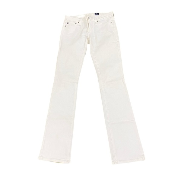 Adriano Goldschmied off white “the Ballad” slim boot mid rise jeans size 30 - Picture 1 of 10